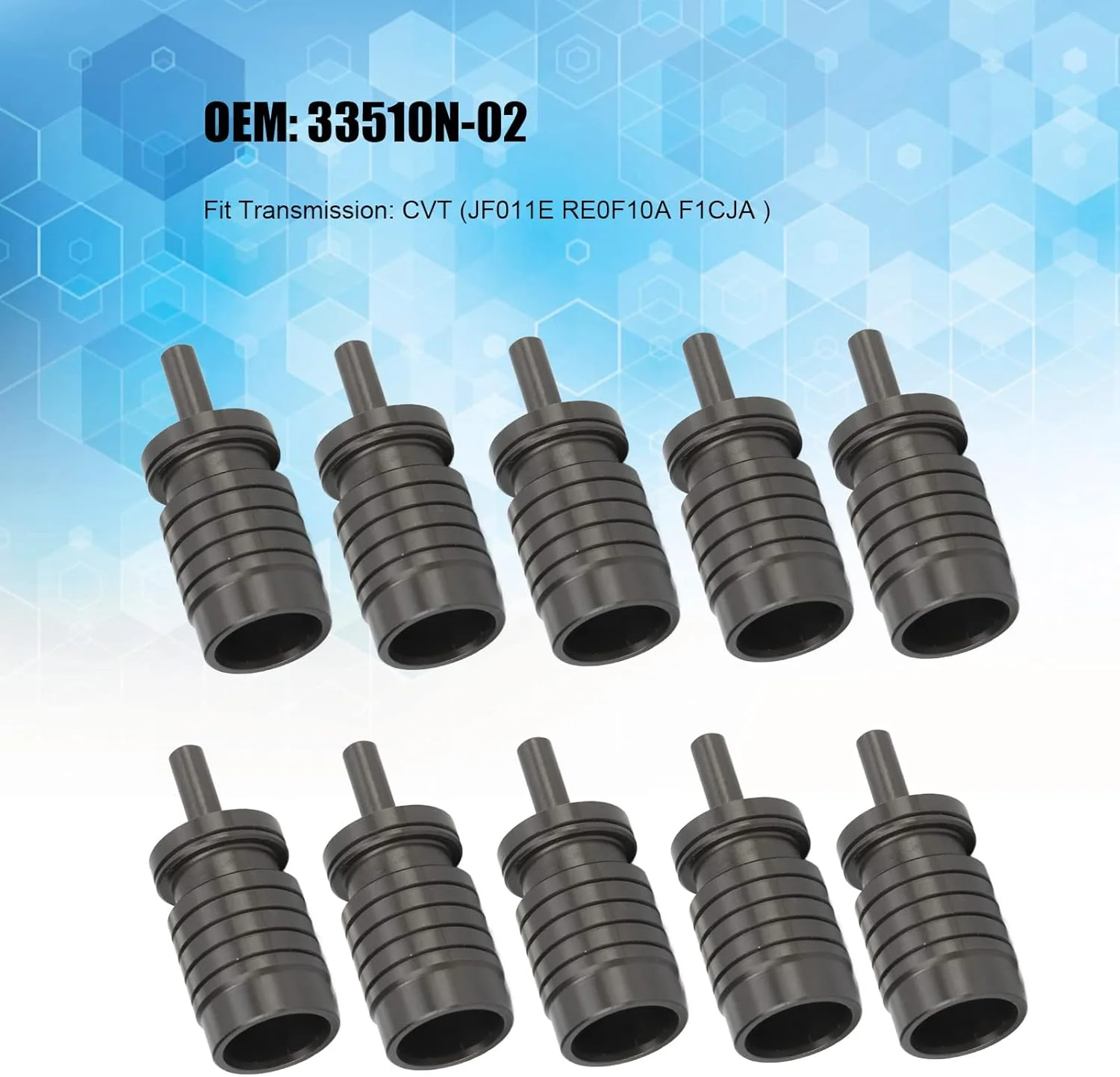 TRANSPEED JF011E RE0F10A JF015E RE0F11A Getriebeölpumpenventilkolben für Nissan Suzuki Mitsubishi 33510N-02 33510N-01 – Detail 10