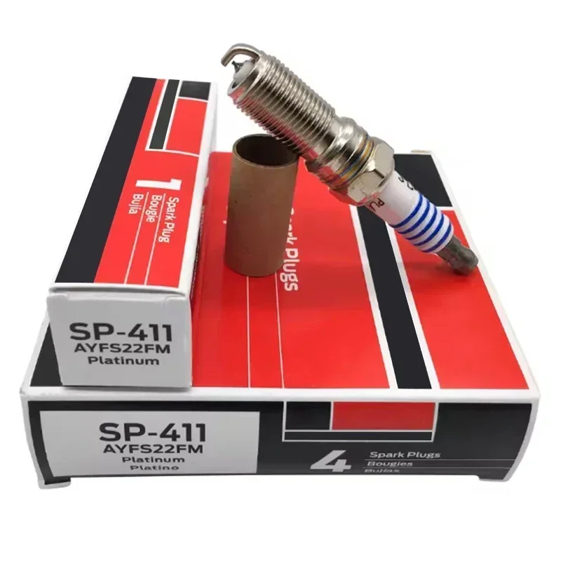 SP-411 AYFS22FM إيريديوم اعة لفورد فليكس توروس فيوجن مازدا CX7 CX9 3 5 6 لينكولن MKS MKT MKZ شموع الإشعال بالسيارة