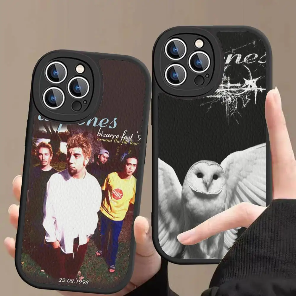 

Alternative Metal Deftones Band Phone Case For IPhone 16 15 14 13 12 11 Pro Max Plus Leather Cover
