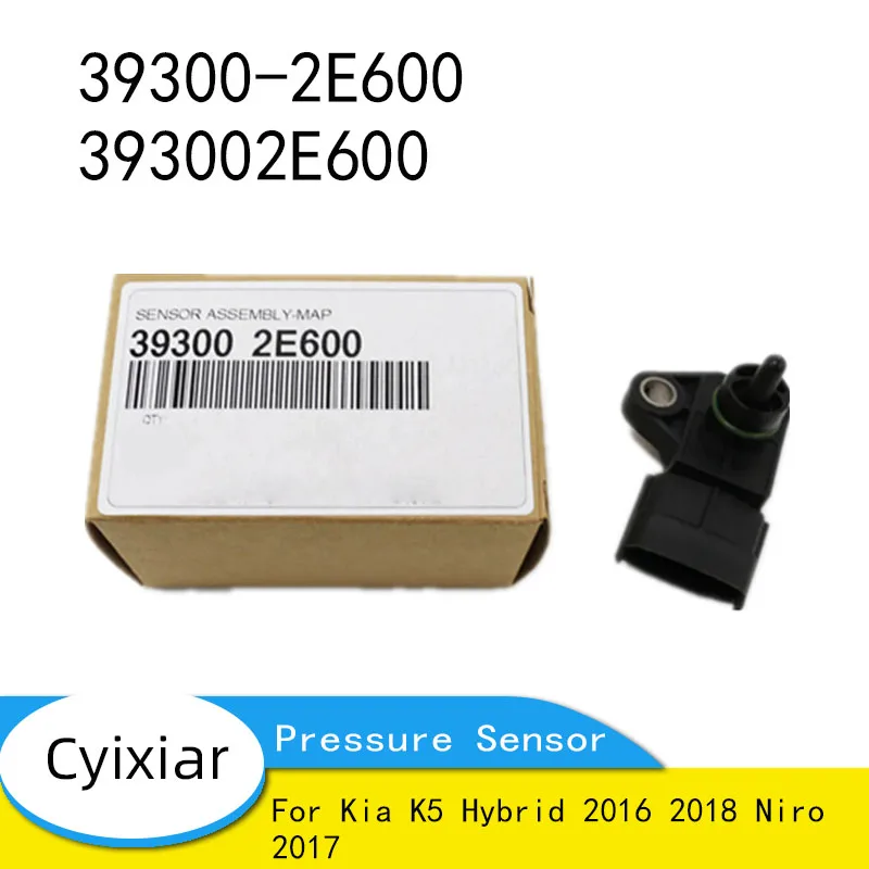 

1 шт. оригинальный новый 39300-2E600 393002E600 датчик абсолютного давления в коллекторе для Kia K5 Hybrid 2016 2018 Niro 2017
