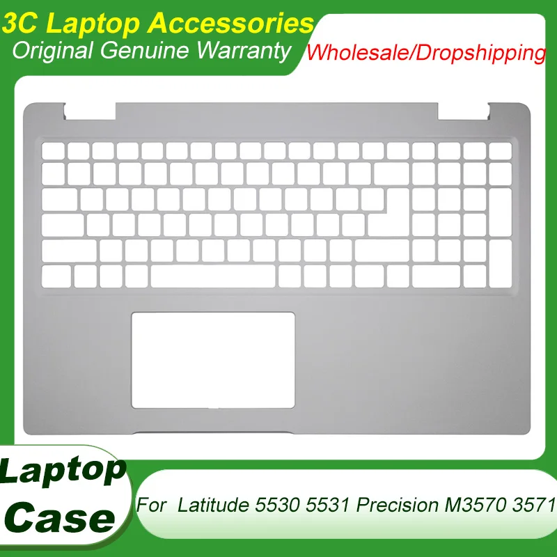 

Original New For DELL Latitude 5530 5531 Precision M3570 3571 0P192K Palmrest Upper Cover Top Case Keyboard Housing Shell Silver