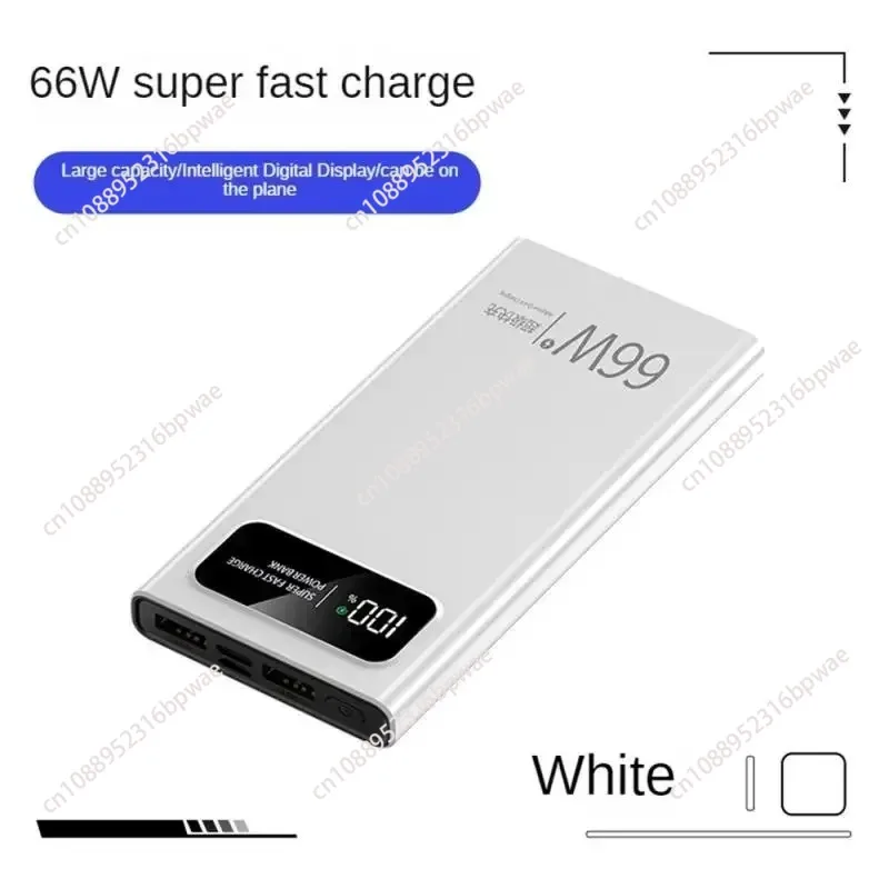 Power Bank 30000mAh 66W Super Ultra Fast Charging External Battery Charger PD 20W PowerBank for IPhone 13 14 Pro