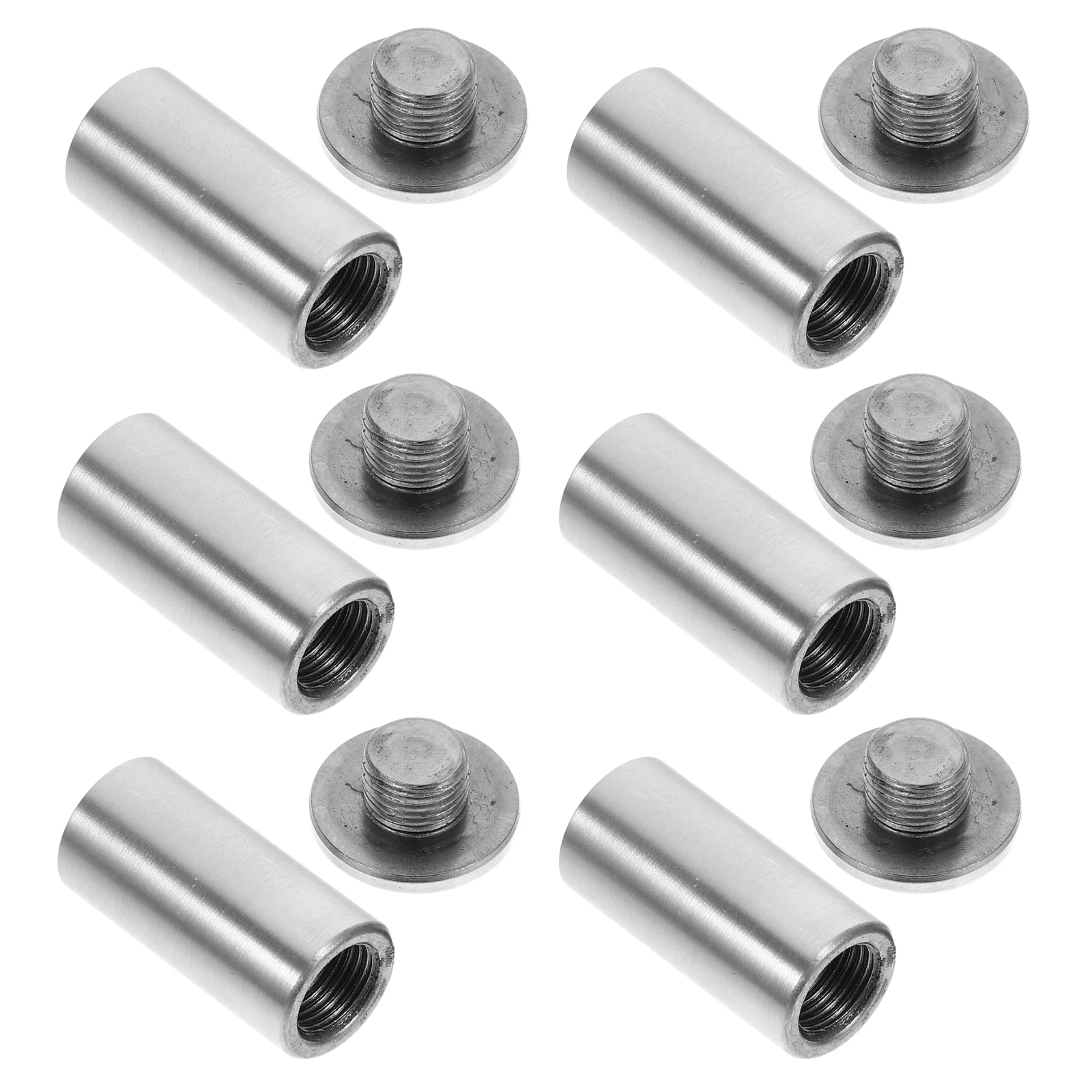 

6pcs Stainless Steel Single Hook 304 Punch Hole Heavy Duty Wall Hooks for Home Office Durable Outdoor Bath Facilities