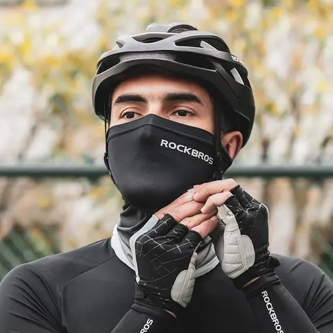 ROCKBROS Ice Silk Solskyddsmask Anti-UV Vindtät Absorberar Svett Andningsbar MTB Motorcykel Fiske Löpning Cykling Friluftstillbehör 8 best sales RockBros-mask - №6