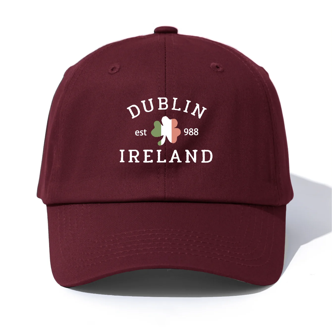 Gorra de béisbol con estampado DUBLIN para adultos, estilo Retro minimalista, informal, suave, ajustable, perfecta como regalo, 1 ud.