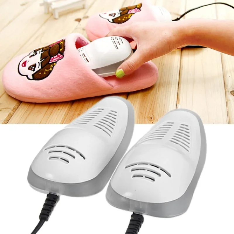 220V 14W UV Shoe Dryer Heater Secador Deodorizer Dehumidify Device Shoe cleaner For Winter Shoes Drying Machine Baked Shoe Rack