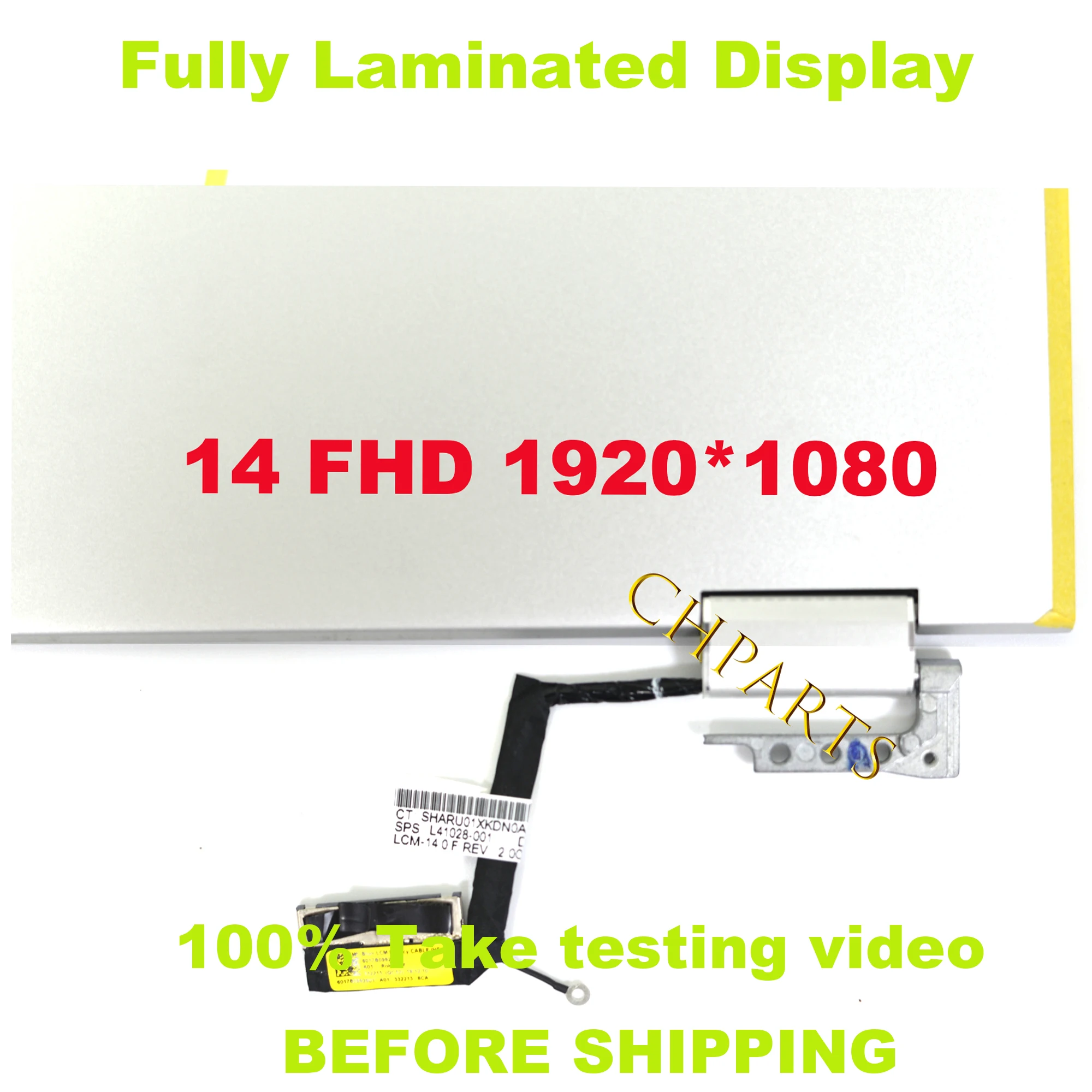 14-Inches FHD UHD For hp EliteBook x360 1040 G5 G6 LCD Touch Screen Replacement Full Assembly With Hinges L42962-001 L42311-00 3