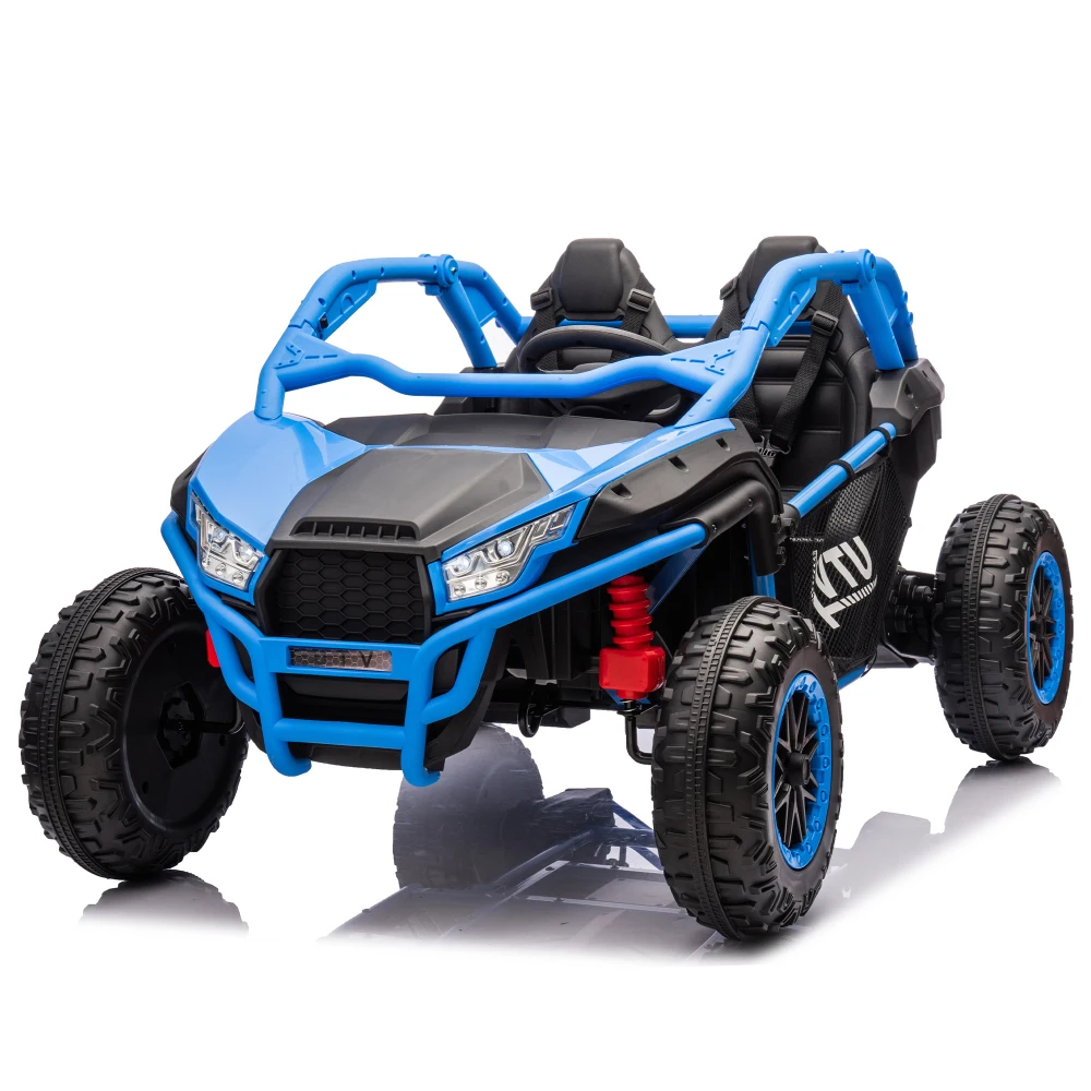 UTV 24V à deux places pour enfants, largeur de siège de 20 pouces, super puissance de 400W, adapté aux enfants de plus de 3 ans, voiture électrique pour enfants