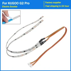 Electric Scooter LED Light Strip Left Right Side Lamp for KUGOO G2 Pro Kickscooter Self-adhesive Lamp Tape Replace Accessories