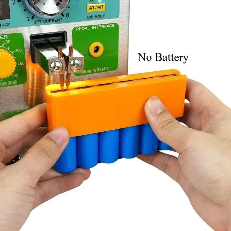 

Перезаряжаемый аппарат для точечной сварки 18650, однорядный двусторонний аппарат для точечной сварки, фиксированный аккумулятор для пластика, инструмент для пайки