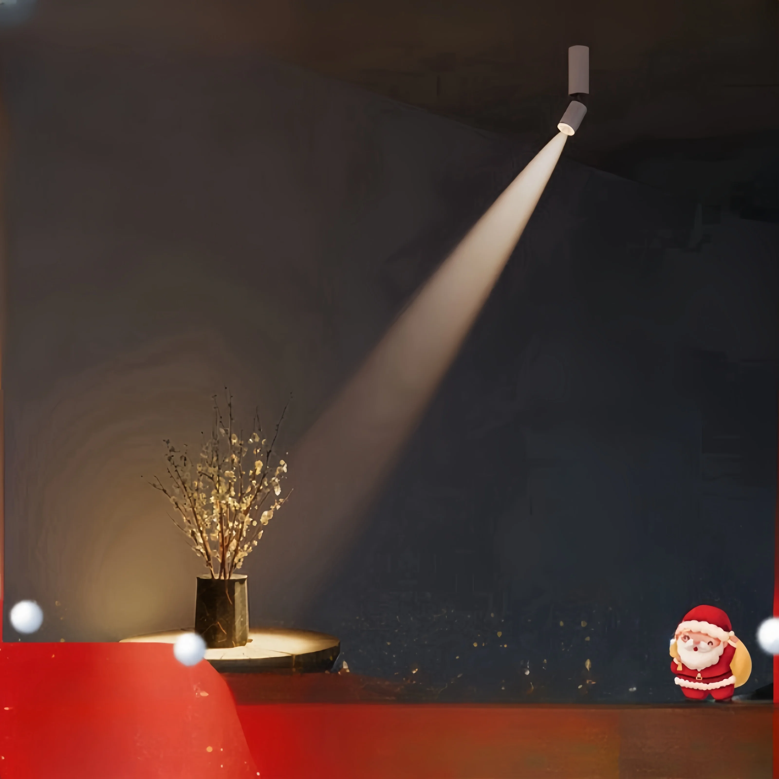 Open-mounted spotlight 3°8°15° Small beam Angle Home adjustable Angle teahouse atmosphere light