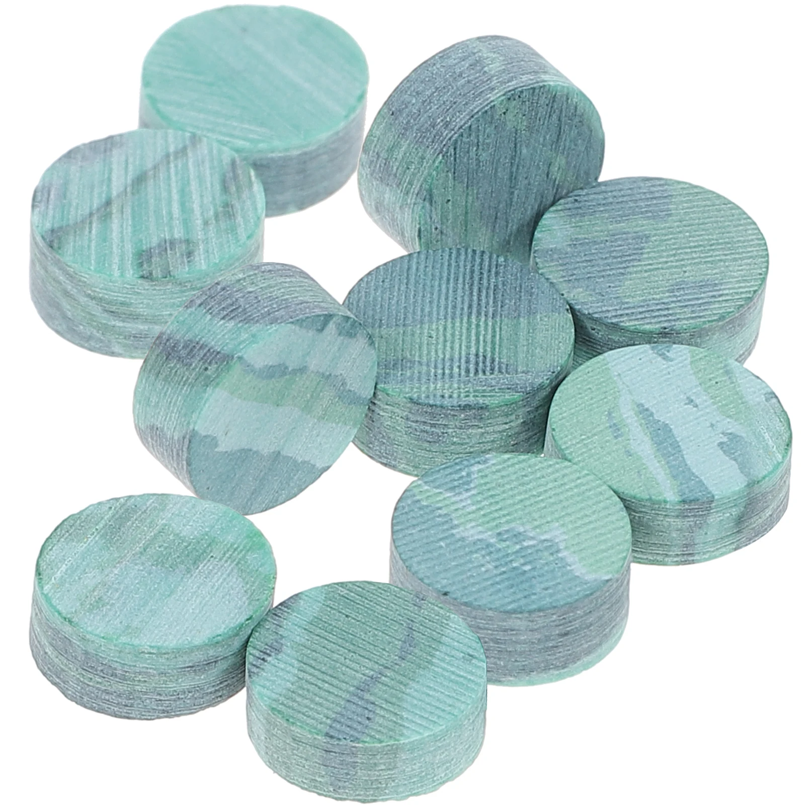 

10pcs Abalone Inlay Dots Guitar Shell Tone Green Fretboard Inlays Material Fingerboard Dots for Mandolin Ukulele Banjo