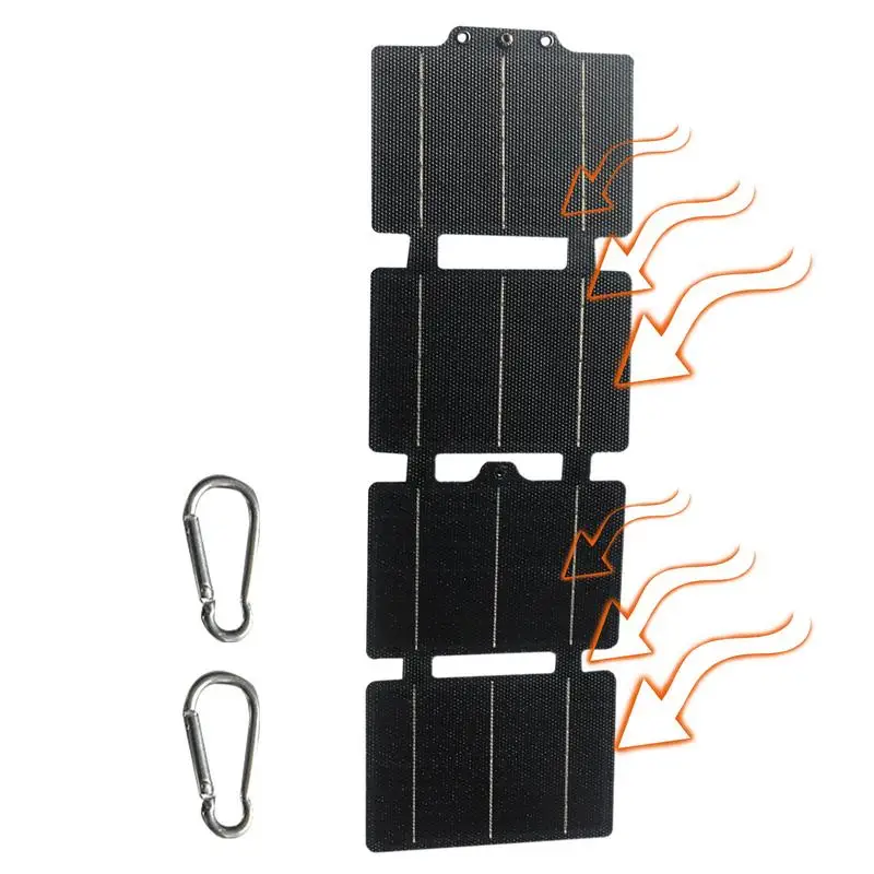 Solar Panel 30W Foldable Outdoor Solar Panel Waterproof Phone Tablet Charger For RV Backpacking Outdoor Hiking Camping