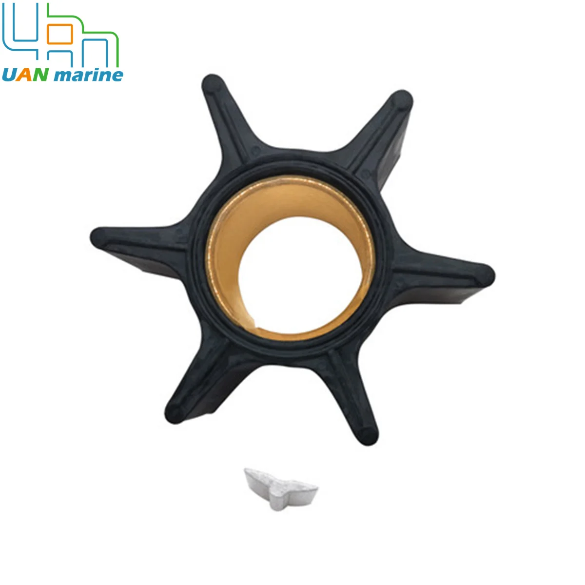 47-89984T4 Outboard Water Pump Impeller With Key  For Mercury Mariner75-225HP Motor 47-30221 47-89984T4 47-65960