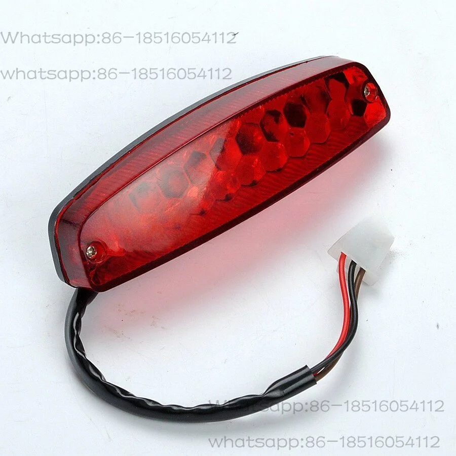 Beach off-road motorcycle accessories LED 3 line 12V brake light running light 110-125 modified