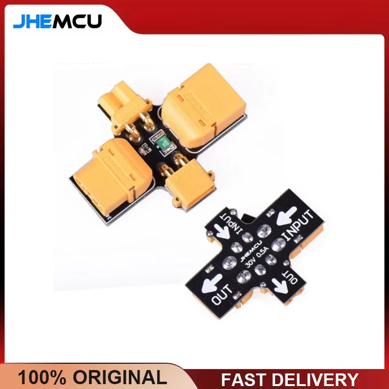 JHEMCU Smoke Stopper XT30 XT60 Male Female 1-6S Self-healing Resettable Fuse Smoke Test Tool RC Model FPV Drone Boat Part view 2
