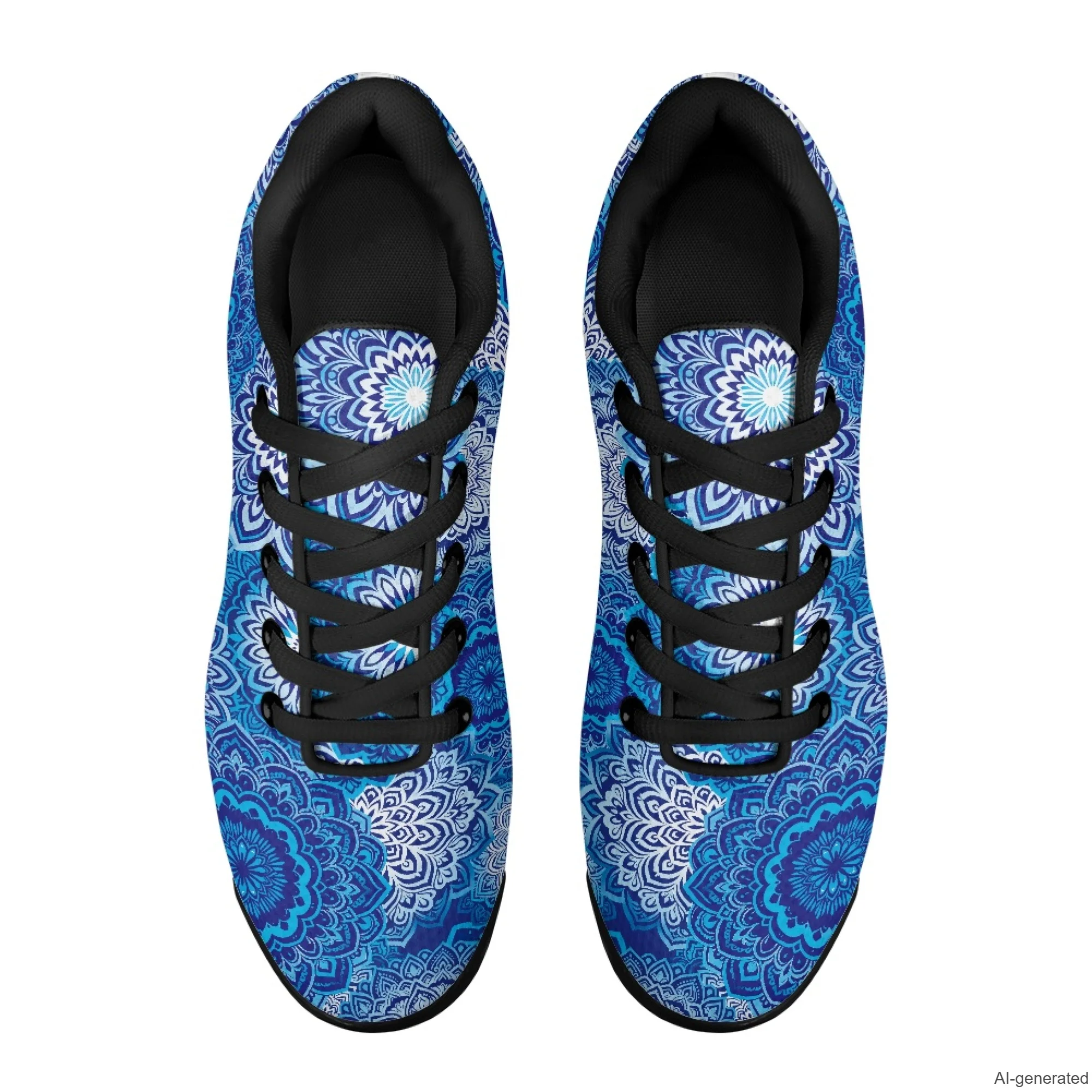 XIXIRIMIDO Air Shoes Mandala Men's Running Shoes Breathable Mesh Fashion Sneaker for Women Lightweight Work Shoes 36-48