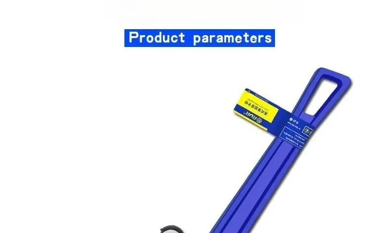8/10/12/14/18 Zoll robuster gerader Wasserrohrschlüssel, verstellbarer Aluminium-Klemperschlüssel mit schwimmendem Hakenbacken-I-Beam-Griff – Detail 15