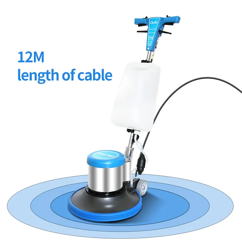 Machine à laver de tapis de moteur de refroidissement par air de puissance élevée, épurateur de sol de 17 pouces, équipement de livres de tapis, 1100W