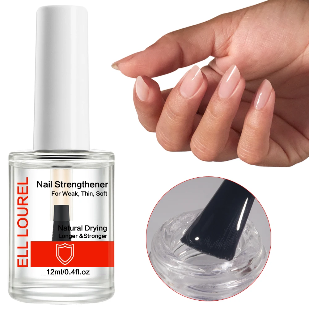 ELL LOUREL Keratin Nail Strengthener Natural Drying Manicure Nails Growth Polish Stop Your Nails Chipping and Peeling Nail Care