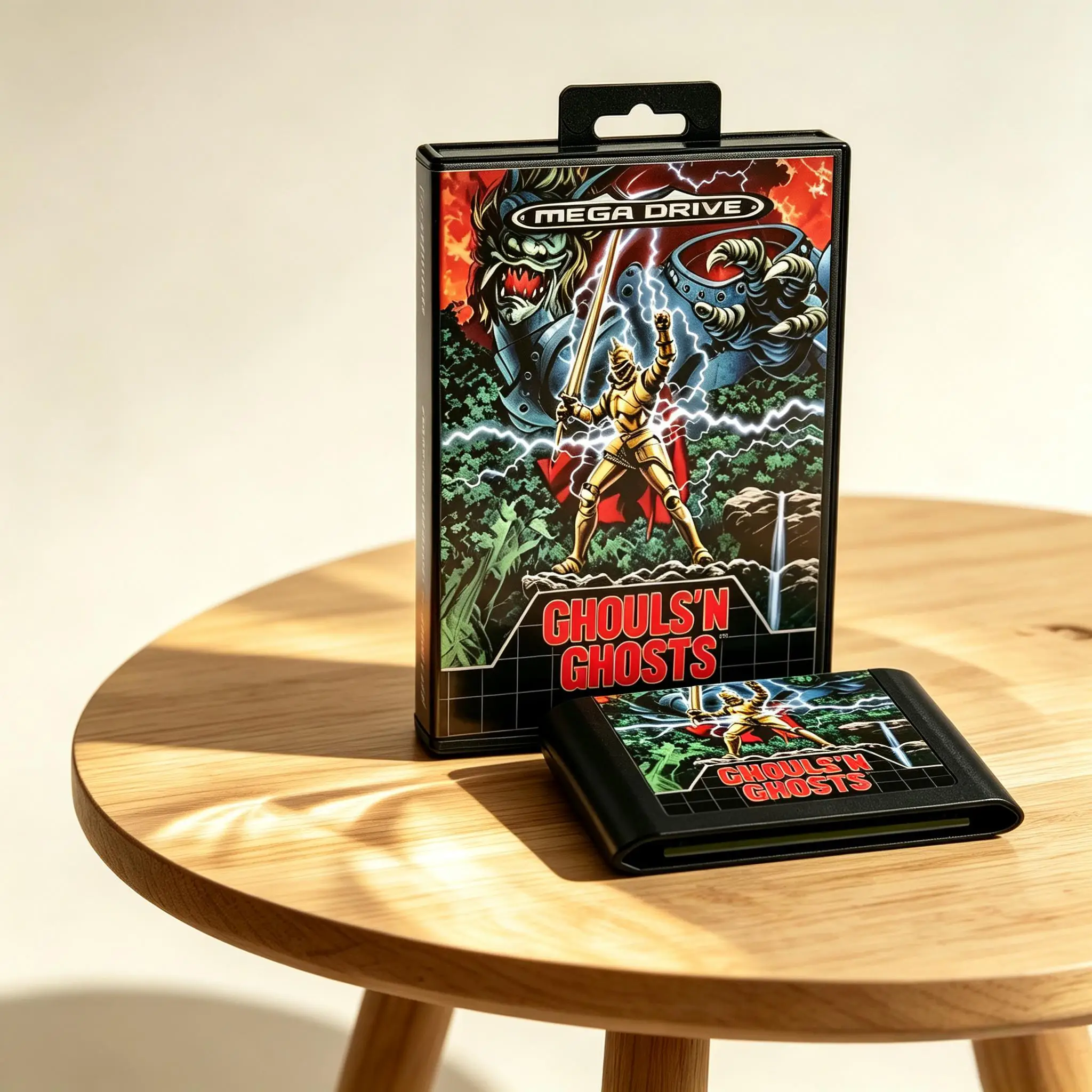 Link 11 Ghouls 'N Ghosts For EUR Version Game Cartridge For SEGA 16bit Mega Drive Genesis Game Consoles Support Customize Card
