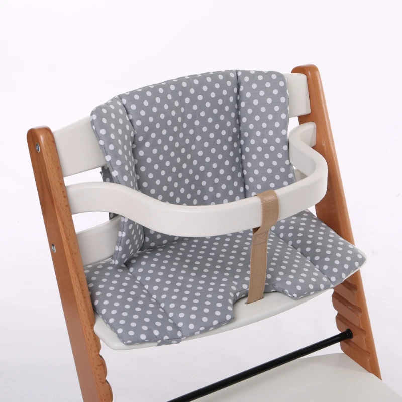 Dot Pattern Pure Cotton Seat Cushion Baby Dining Chair Seat Cushion Children's Growth Chair Baby Chair Accessories