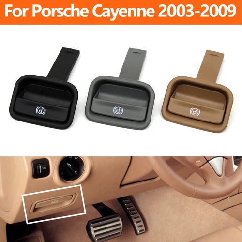 Palanca de interruptor de estacionamiento de freno de mano LHD RHD, manija de liberación para Porsche Cayenne 9PA 955 957 Turbo 2003 2004 2005 2006 2007 2008 2009