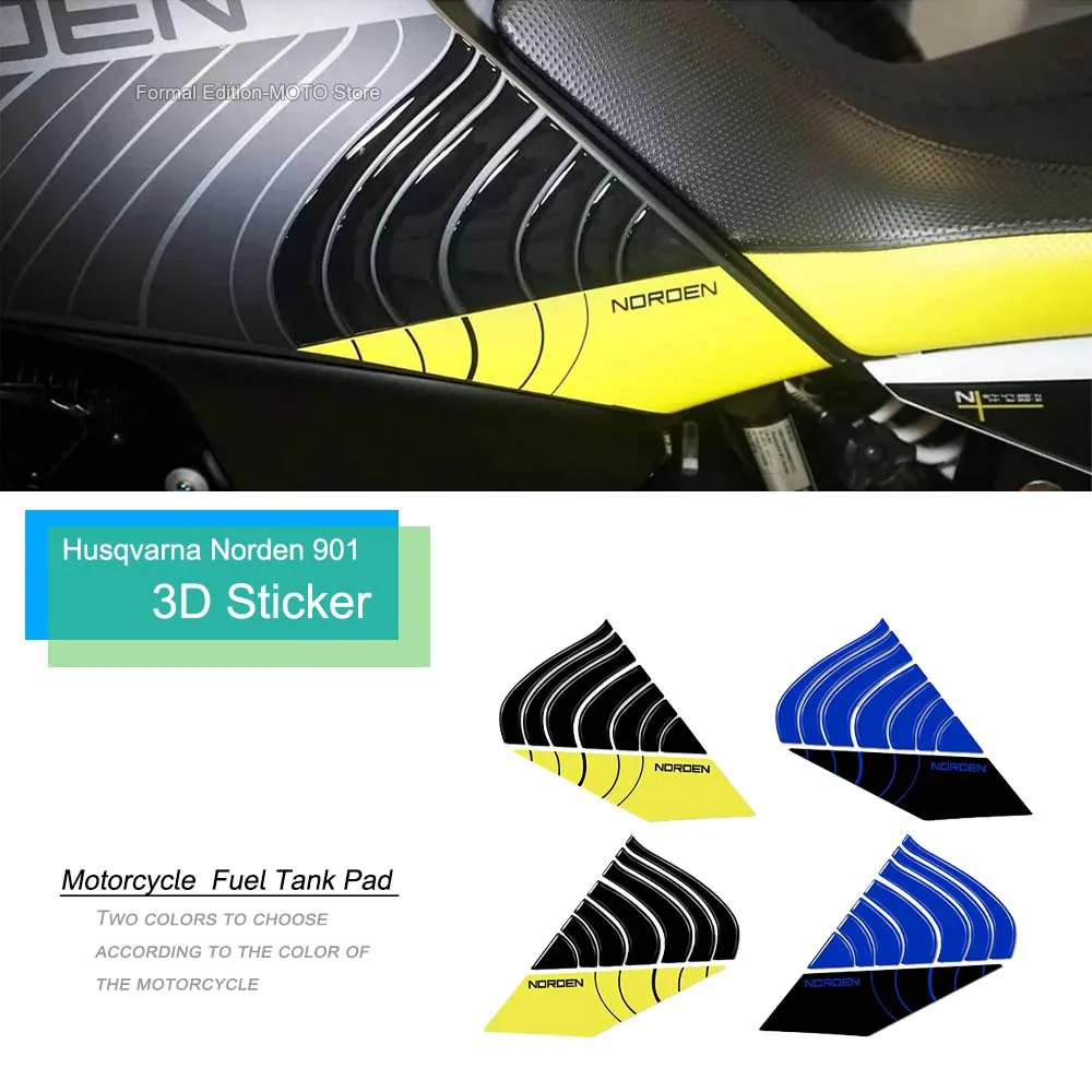 

3D Epoxy Resin Sticker Motorcycle Fuel Tank Side Protection Sticker Fuel Tank Side Decorative Decal for Husqvarna Norden 901