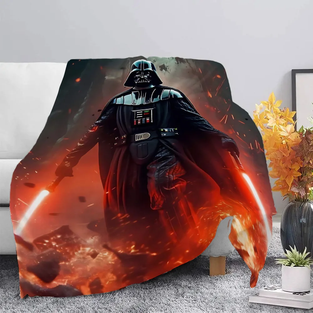 Hot Classic Movies w-w-Wars Printed Picnic Blankets-StarS Warm Blanket Soft and Comfortable Blanket Home Travel Birthday Gift