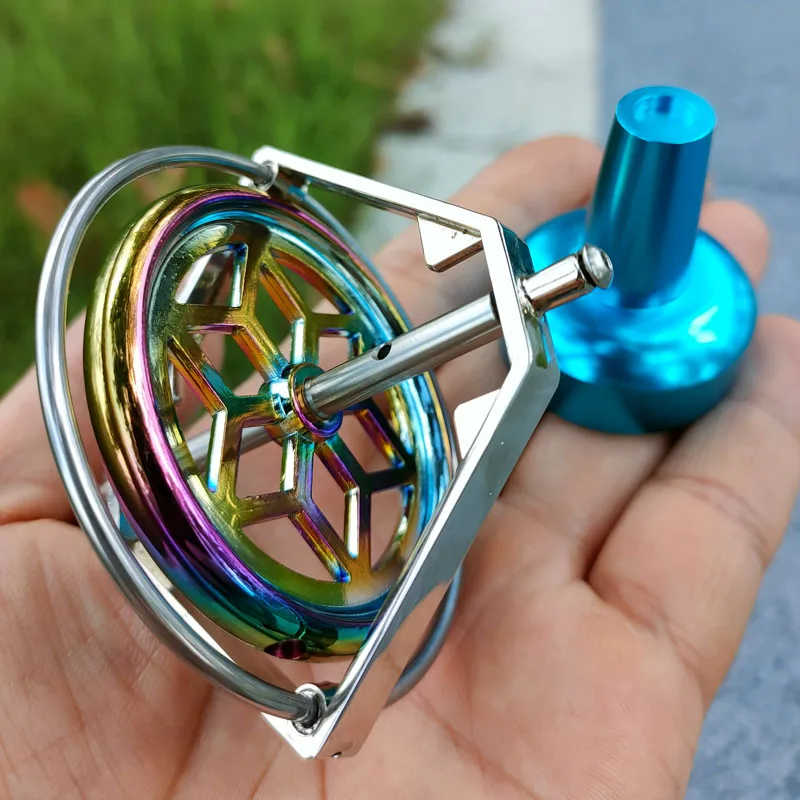 Scientific physics experiment teaching appliance Anti gravity balance mechanical gyroscope Adult decompression puzzle fingertip