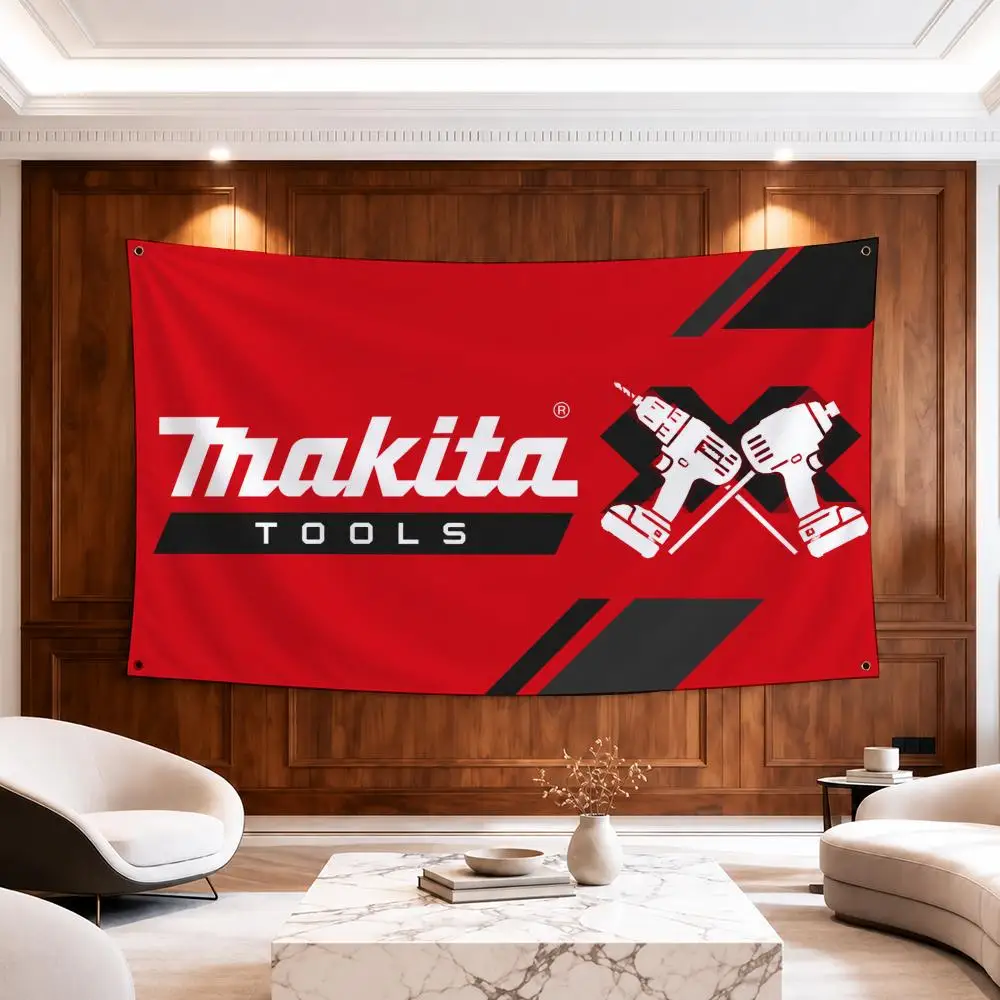 Brand Makita Flags Modern Fabric Banner Pennants Apt Living Room Photo Corner Wall Ornament Deco