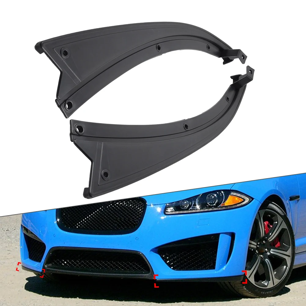 Front Bumper Lower Air Deflector C2Z25658 C2Z25657 For Jaguar XFR-S 2012 2013 2014 2015