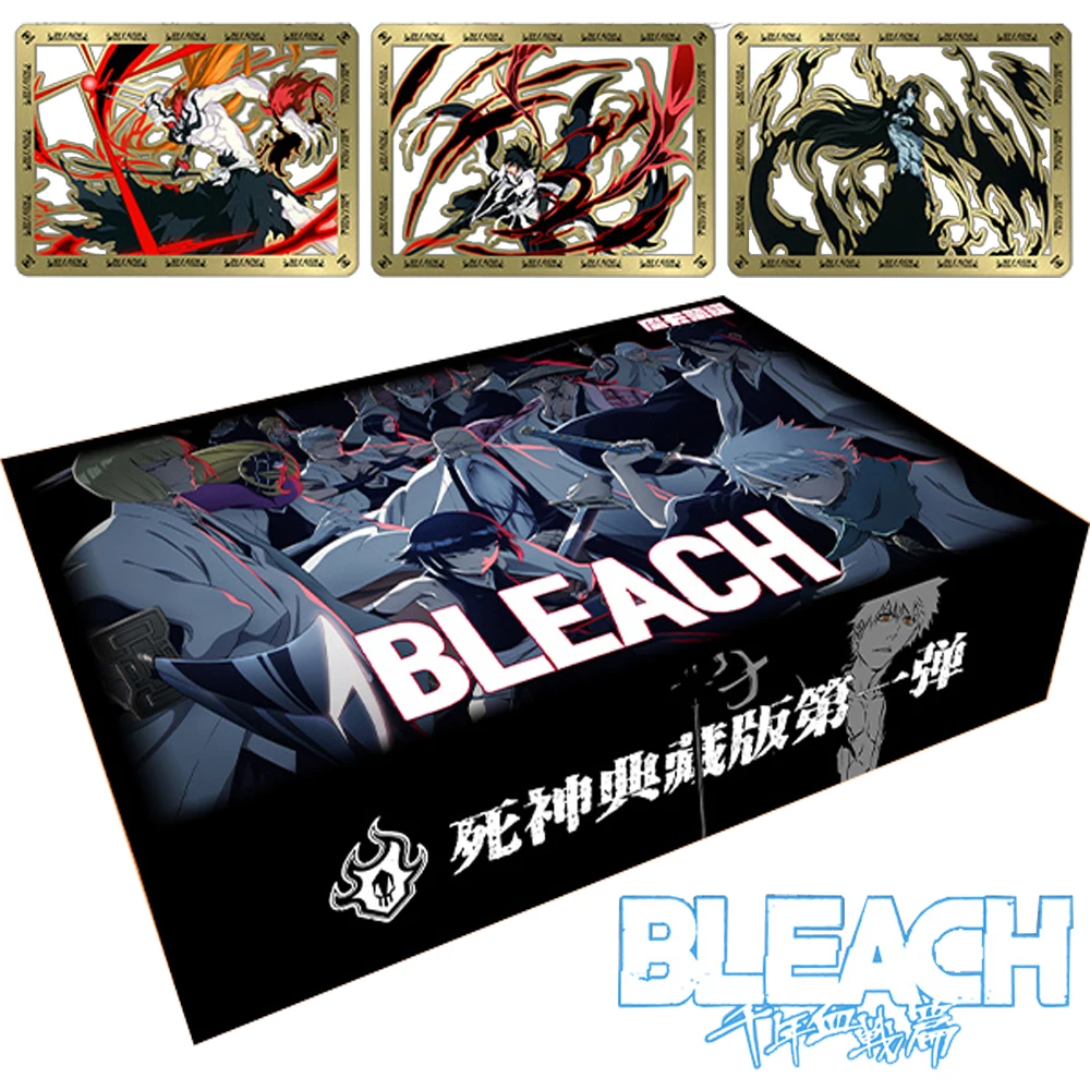 

Original BLEACH Card For Children Urahara Kisuke Kurosaki Ichigo Popular Action Anime Limited Game Collection Card Table Gifts