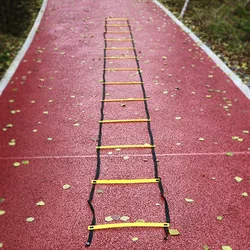 Agility Training Ladder Soccer Speed Jumping Sport Equipment Football Footwork Practise 3 5m Yellow