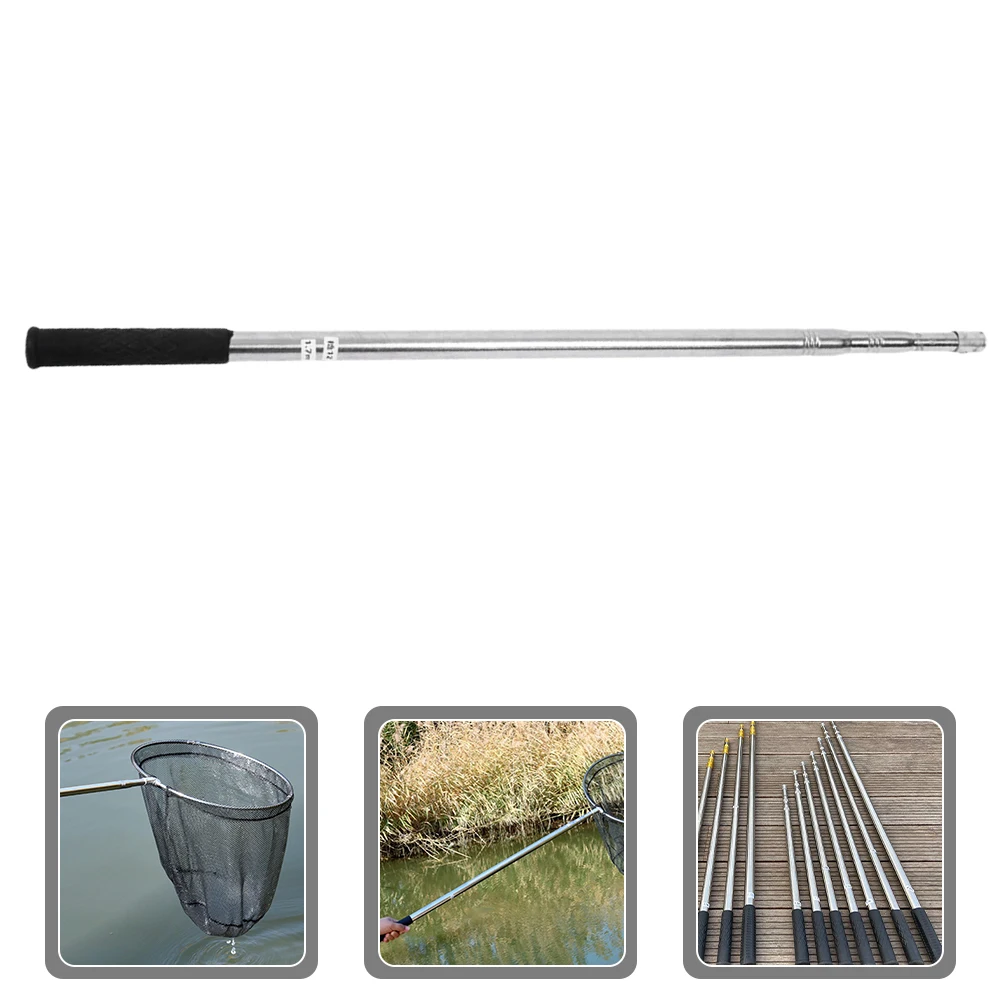 

Fish Net Stainless Steel Mesh Rod Fishing Pole Fishnet Extension Telescopic Basket