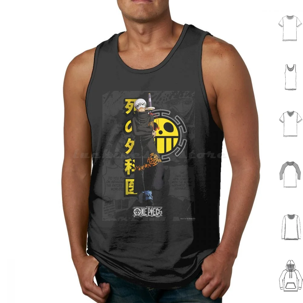 Trafalgar Water D. Law Tank Tops Print Cotton Law Trafalgar Water D Law Luffy Alliance Law And Luffy Law Crew