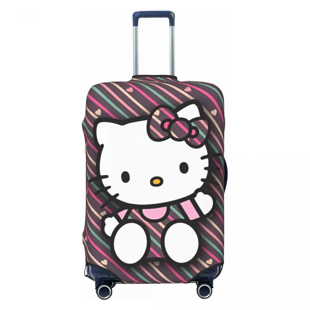 Anime Hallo Kitty Y2k Kawaii Koffer Abdeckung Kreuzfahrt Reise Schutz Urlaub elastische Gepäck zubehör