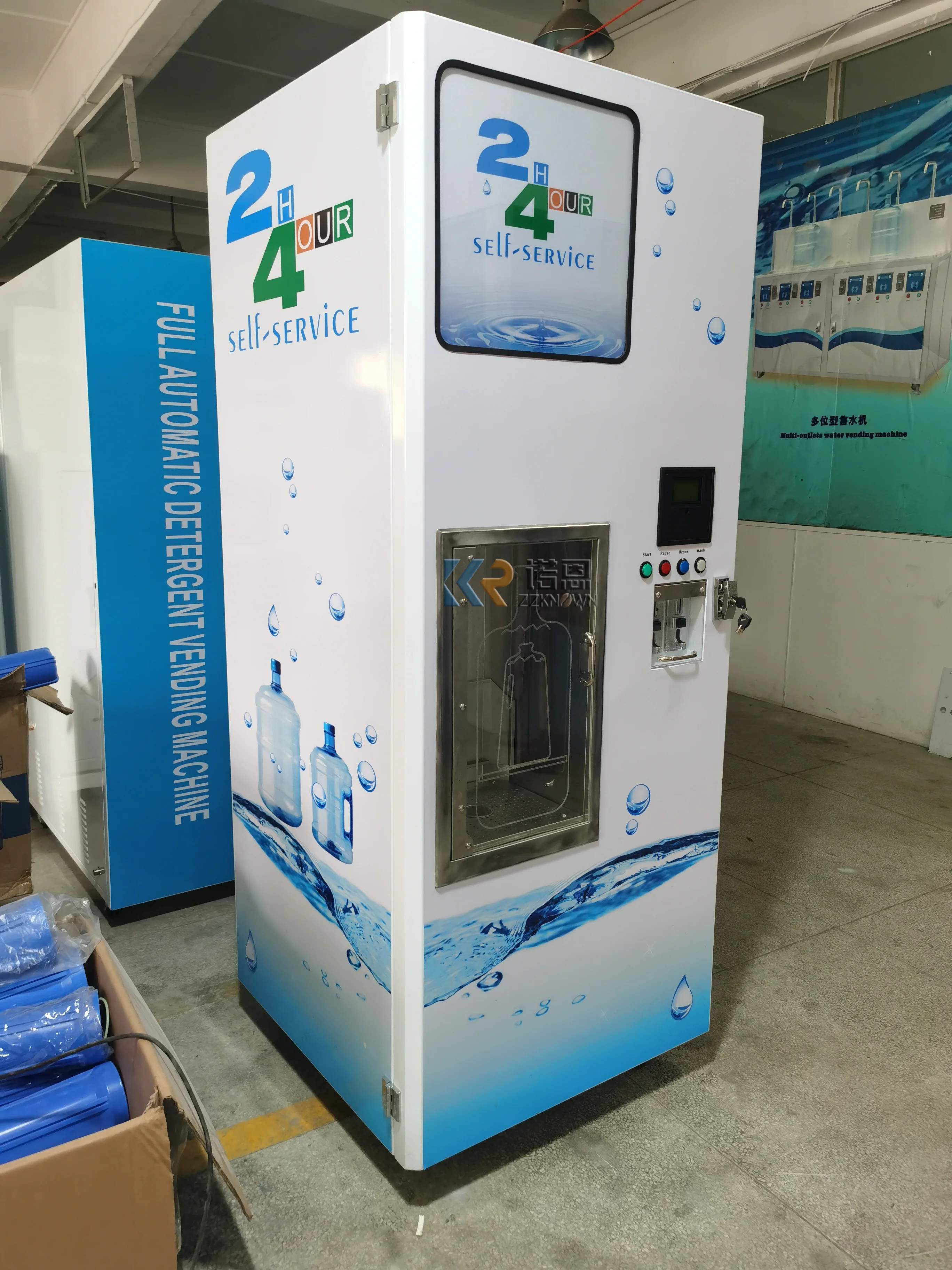 Water Vending Machine RO Water Vending Station With Reverse Osmosis Filter and Automatic Water Vending Controller