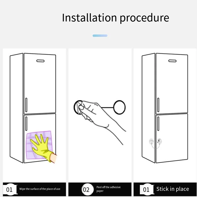 2 Pas Baby Safety Lock With Coded Lock Digital Password Child Protection Fridge Drawers Window Cabinet Lock