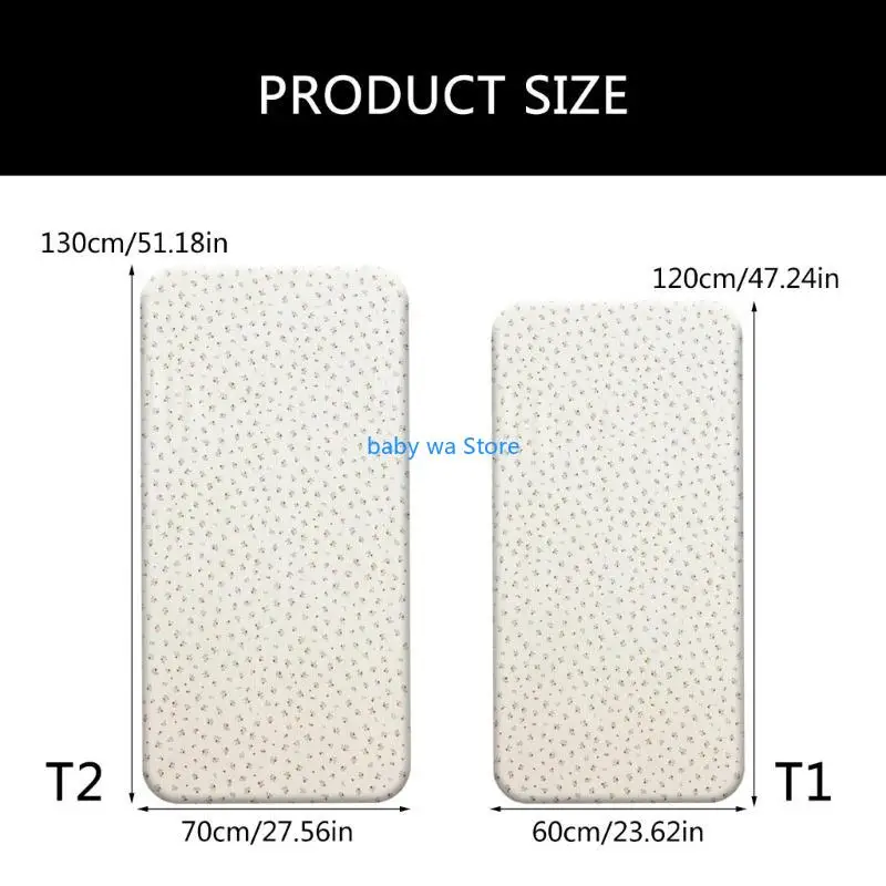 ملاءة سرير قطنية متعددة الوظائف سهلة العناية بغطاء سرير قطني للأطفال الصغار ذو خدمة طويلة 4XBD #6