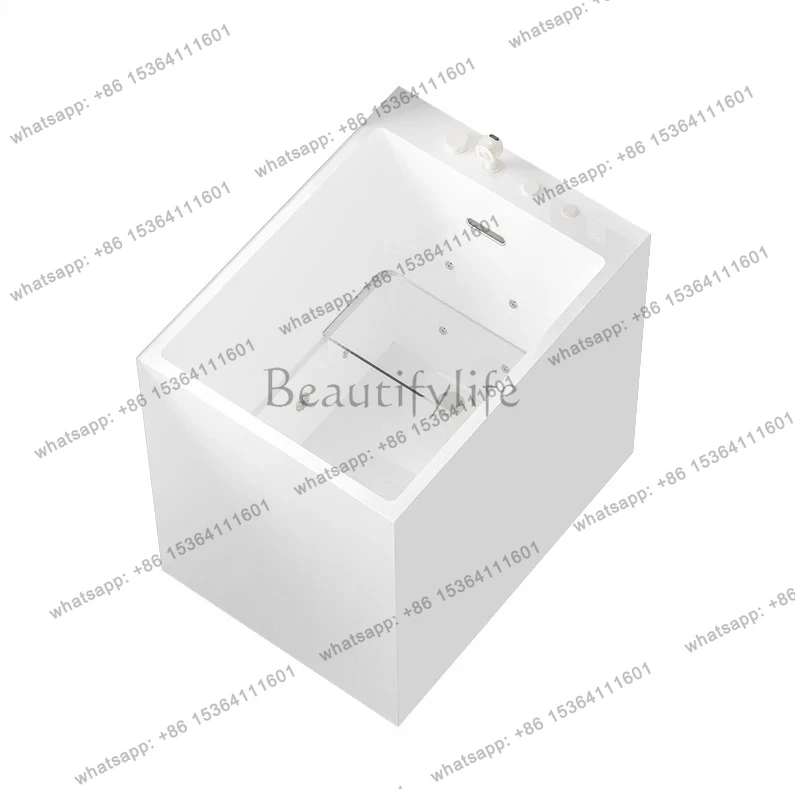 

Constant Temperature Heating Surfing Jacuzzi Deep Bubble Small Apartment Household Acrylic