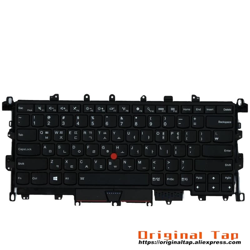 Teclado retroiluminado coreano KR para Lenovo Thinkpad X1 Yoga Gen 1 1o 01AW948 01AW933