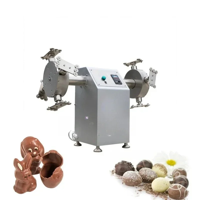 

Automatic Easy Operation Small Hollow Ball Egg Chocolate Spinning Making Machine