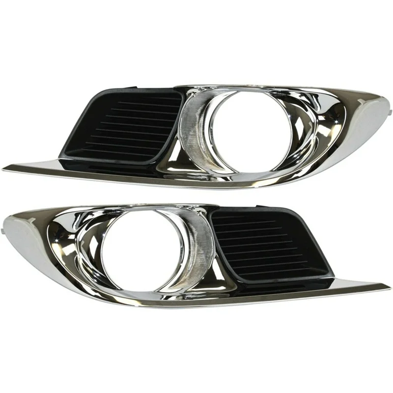 1 Pair Car Fog Lamp Bezel 5204007040 5203007040 for TOYOTA AVALON 3.5L 2011-2012 Front Bumper Fog Light Frame Cover