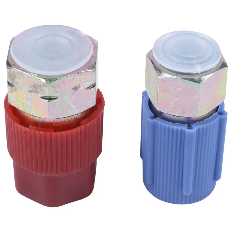 Retrofit 7/16 To 3/8 Conversion Adapter R12 To R134a High/Low AC Fitting