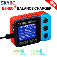 SkyRC NEW B6neo+ DC 240W PD 126W Smart Charger Battery Balance Charger SK-100211 B6 neo+ B6NEO Compact Charger Discharger