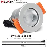Miboxer 12V 3W Mini Single Color CCT RGB RGBW Dimmable  LED Waterproof Spot Light Cabinet Lamp Wardrobe Showcase  Downlight