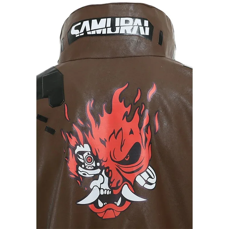 Unisex Men Coplay Costume Leather Jacket halloween costumes