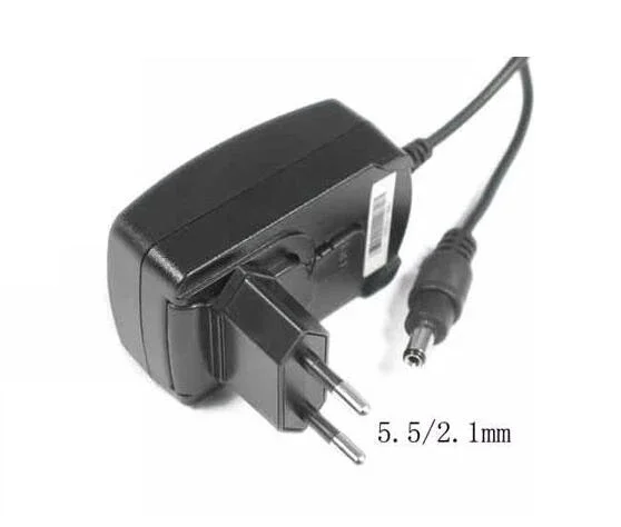 Power Adapter PSM11R-120, 12V 0.84A, Barrel 5.5/2.1mm, EU 2-Pin Plug