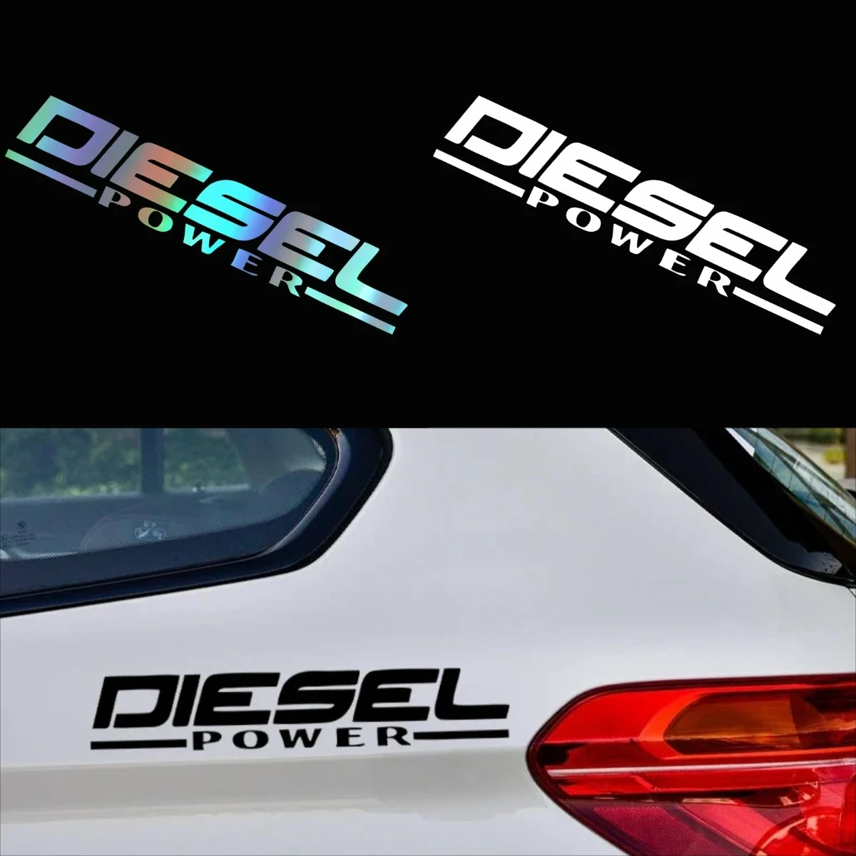 

Diesel Die Cut Car Stickers Waterproof Vinyl Decals for Bumper Rear Window - Scratch Resistant Self-adhesive Auto Graphics